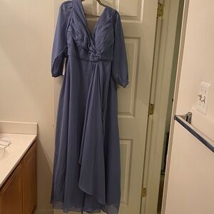 Elegant Blue Evening Dress